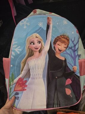Disney Frozen Backpack — Elsa & Anna Blue, Pink